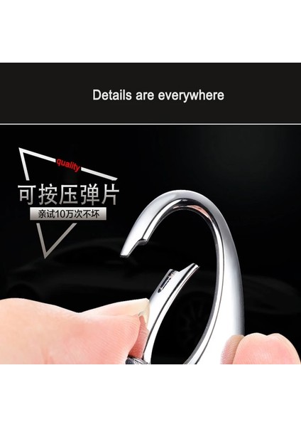 Gri Araba Anahtarlık Alaşım Metal Klipsler Kancalar Toka Bel Anahtarlık Tesla Model 3 Için Tesla Tesla Model 3 Model x Model Y S Aksesuarları (Yurt Dışından) modelleri