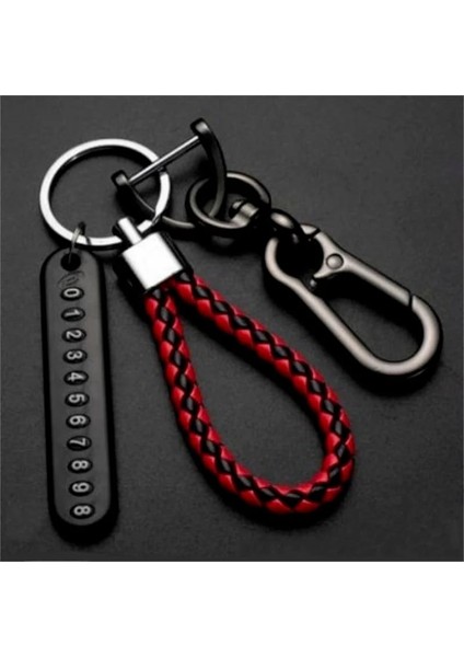 No.4 Boyutu Anti-Kayıp Anahtarlık Kolye Anahtarlık Telefon Numarası ile Şerit Örgü Halat Araba Anahtarlık Anahtarlık Erkekler Kadınlar Için (Yurt Dışından) fırsatları