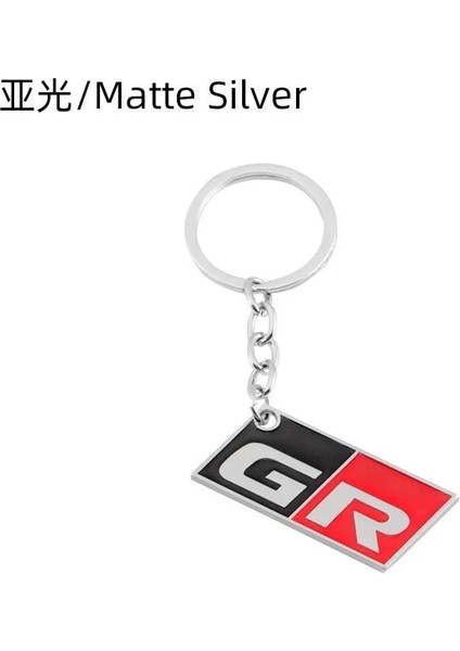 Mat gr Metal gr Spor Logo Araba Anahtarlık Anahtarlık Tutucu Toyota Hv Yaris Grmn Rz Rc Rs Prius gr Lexus Harrier gr Anahtarlık Araba Styling (Yurt Dışından)