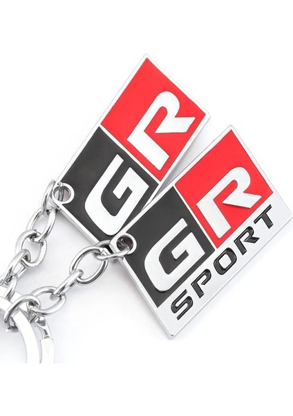 Mat gr Metal gr Spor Logo Araba Anahtarlık Anahtarlık Tutucu Toyota Hv Yaris Grmn Rz Rc Rs Prius gr Lexus Harrier gr Anahtarlık Araba Styling (Yurt Dışından) modelleri
