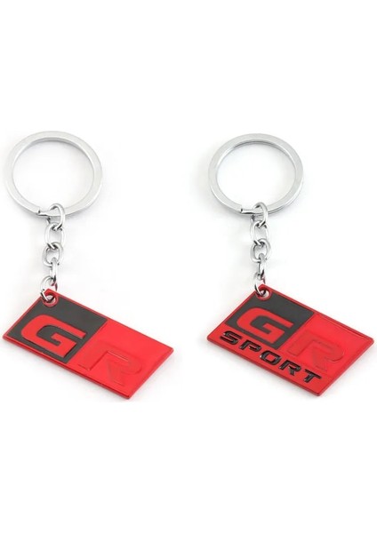Mat gr Metal gr Spor Logo Araba Anahtarlık Anahtarlık Tutucu Toyota Hv Yaris Grmn Rz Rc Rs Prius gr Lexus Harrier gr Anahtarlık Araba Styling (Yurt Dışından) fırsatları