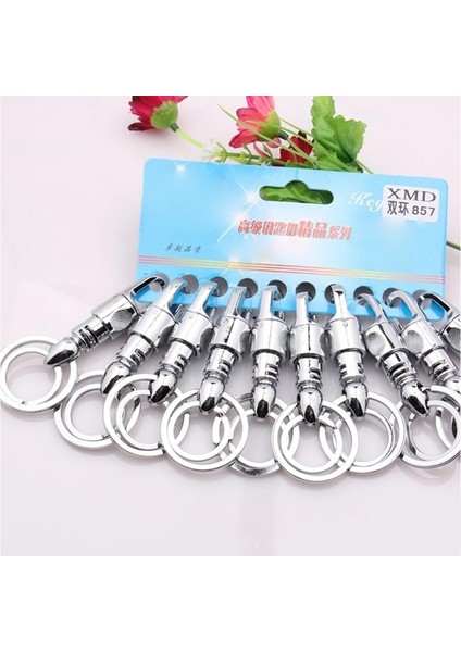 Gümüş Rengi Paslanmaz Çelik Karabina Klipler Anahtarlık Kanca Toka Çift Döngü Kapalı Açık Araçlar Sırt Çantası Kamp Yürüyüş Için (Yurt Dışından) fiyatları