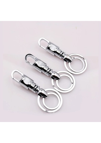 Gümüş Rengi Paslanmaz Çelik Karabina Klipler Anahtarlık Kanca Toka Çift Döngü Kapalı Açık Araçlar Sırt Çantası Kamp Yürüyüş Için (Yurt Dışından) modelleri