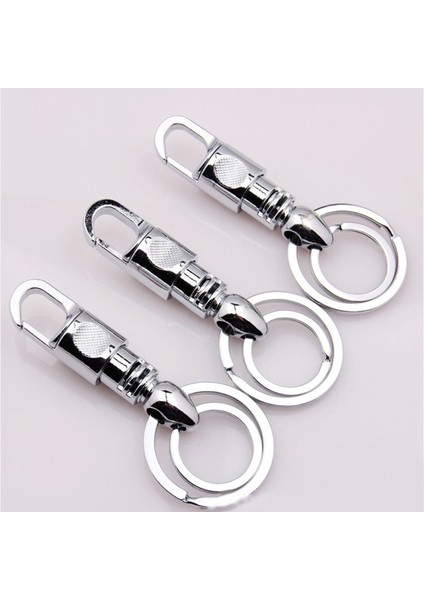 Gümüş Rengi Paslanmaz Çelik Karabina Klipler Anahtarlık Kanca Toka Çift Döngü Kapalı Açık Araçlar Sırt Çantası Kamp Yürüyüş Için (Yurt Dışından) fırsatları