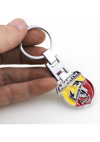 Fıat Abart Metal Oto Erişimleri Için Evrensel Araba Anahtarlık Anahtarlık Araba Styling (Yurt Dışından) fırsatları