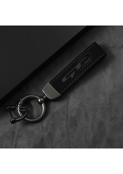 Mavi Moda Süet Anahtarlık Nefis Hediye Anahtarlık Kia Gt Lıne Elantra Sportage Stinger Kx5 K3 K4 K5 Oto Anahtarlık (Yurt Dışından)