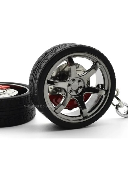 ET37 Siyah Lüks 3 Renk Oto Turbo Hub Anahtarlık ET37 Rım Tekerlek Anahtarlık Alaşım Araba Tekerlek Anahtarlık Anahtarlık Metal Fren Diskleri ile Bmw Için (Yurt Dışından)