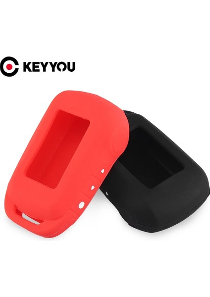 Siyah Keyyou Anahtarlık Starline A92 A94 V62 A62 A64 2 Yönlü Alarm Sistemi Silikon Anahtar Kutu Fob Silikon Kılıf Anahtar Kapak Uzaktan (Yurt Dışından) indirimleri