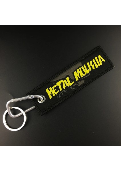 Sarı El-Işlemeli Kumaş Anahtarlık Alaşım Toka Motosiklet Anahtarlık Re Royal Enfieldakrapovicmetal Mulisha Moto Hayranları Için Anahtarlık (Yurt Dışından)