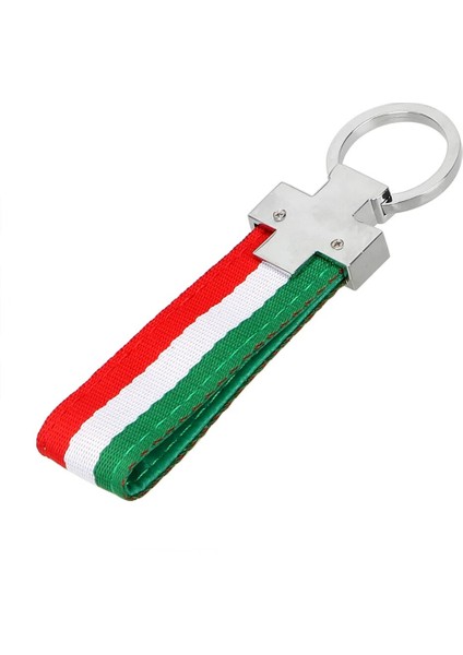C Tipi Forauto Açık Spor Styling Araba Anahtarlık Italya Almanya Bayrağı Anahtarlık Evrensel Tatil Hediye Araba Aksesuarları Metal ve Kumaş (Yurt Dışından)