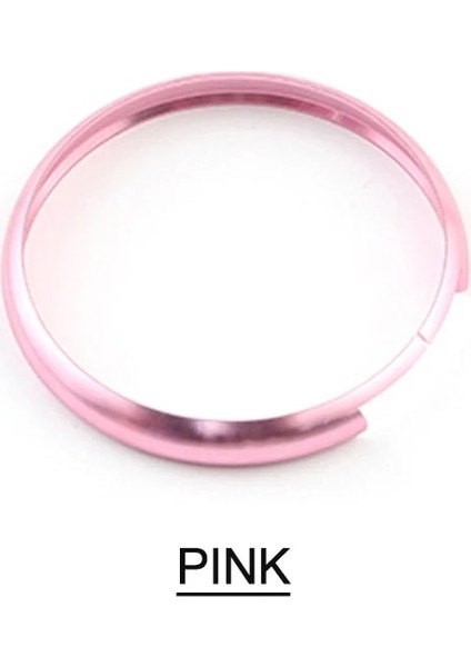 Pembe Mini Cooper Için Anahtar Koruyucu Halka Trim Cha R55 R56 R57 R58 R59 R60 R61 Kapak Alüminyum Alaşım Froste Araba Anahtarı Dekorasyon (Yurt Dışından)