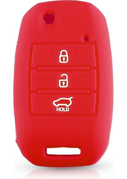 Kırmızı Keyyou 3 Düğmeler Kıa Sid Rio Soul Sportage Ceed Sorento Cerato K2 K3 K4 K5 Oto Kılıf Koruma Silikon Araba Anahtarı Kapağı Kılıf (Yurt Dışından)