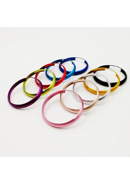 Mor Mini Cooper Için Anahtarlık Ayar Kapağı Halkası Jcw R55 R56 R57 R58 R59 R60 R61 Countryman Paceman Clubvan Clubman Anahtarlık Araba Styling (Yurt Dışından) fırsatları