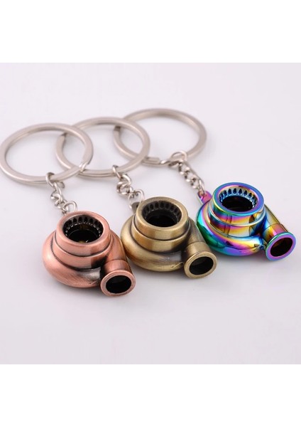 No.4 Boyutu Yeni Mini Turbo Turbo Anahtarlık LED Işık G Türbin Anahtarlık Yüzük Anahtarlık Anahtarlık Araba Anahtarlığı Брелок Llavero (Yurt Dışından) modelleri