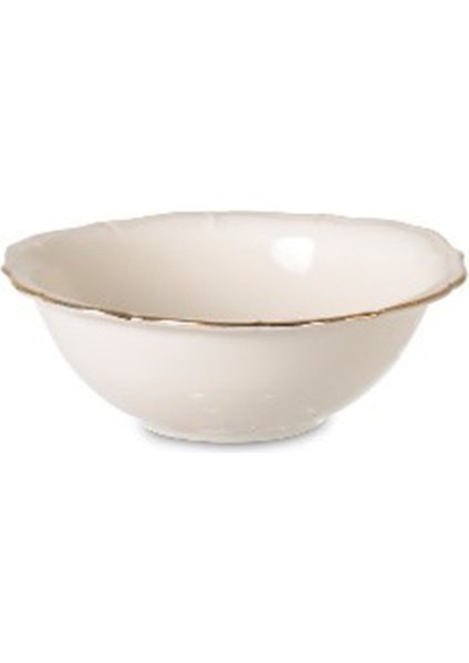 Ipek Bone Gold Yaldızlı Kase - Beyaz - 10,5 cm fiyatları