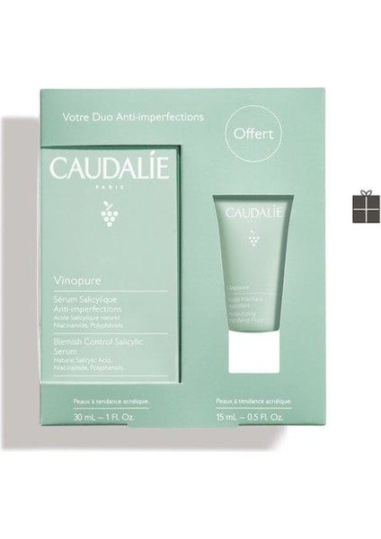 Vinopure Bakım Seti - Vinopure Salisilik Serum 30 ml Matlaştırıcı Fluid Krem 15 ml modelleri