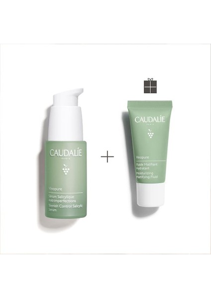 Vinopure Bakım Seti - Vinopure Salisilik Serum 30 ml Matlaştırıcı Fluid Krem 15 ml fırsatları