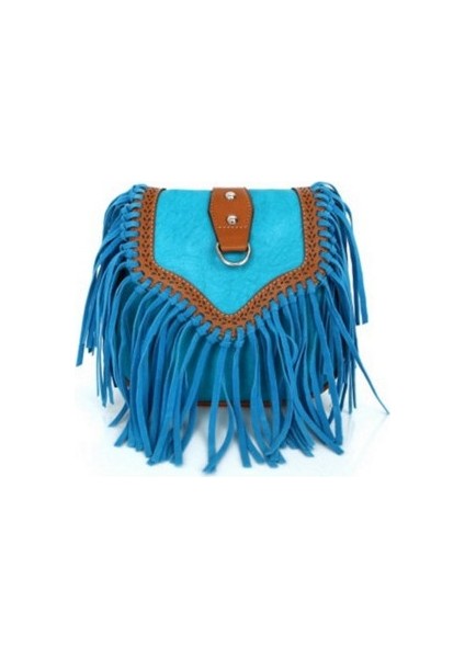 Boho Çanta Püskül Messenger Çanta Çantası Retro Hippi Tasarımcı Kadın Çingene Püskül Boho Omuz Çantası (Yurt Dışından)