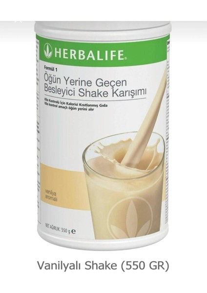 Formül 1 Besleyici Shake Karışımı - Vanilya