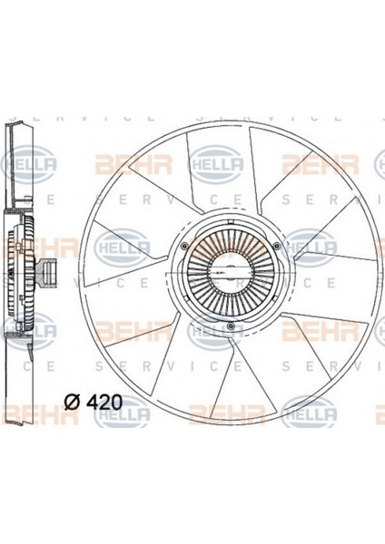 Fan Motoru Master Iii-Movano B 2.3 Dci-Cdti 2010- 18051