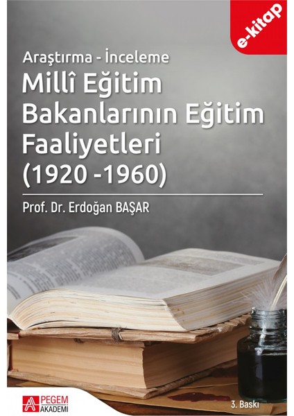 Millî Eğitim Bakanlarının Eğitim Faaliyetleri(e-kitap)