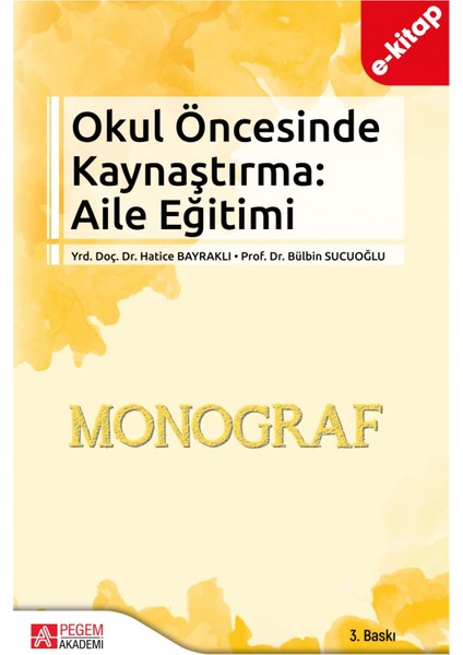 Okul Öncesinde Kaynaştırma Aile Eğitimi(e-kitap)