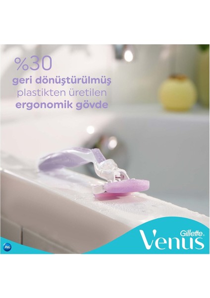 Gillette Venus Comfortglide Breeze Tıraş Makinesi + 2 Adet Yedek Başlık