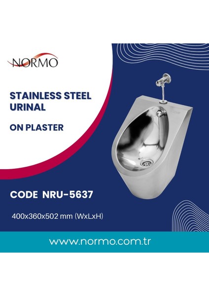 Paslanmaz Çelik Klozet S Çıkışlı-Taharet Çubuksuz 370x580x350mm (NRC-6035-SXXL) indirimleri