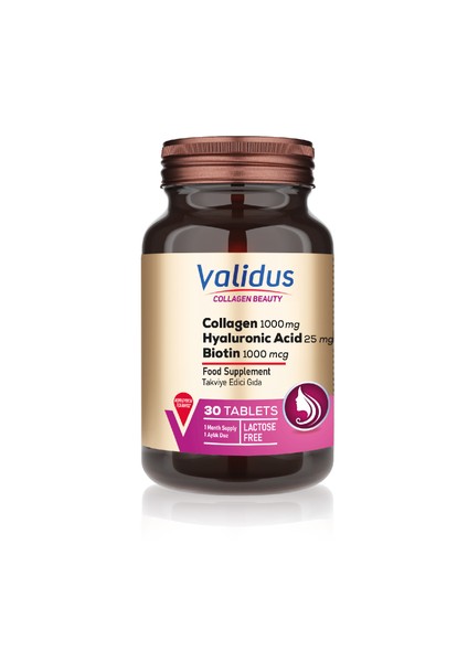 Collagen 1000 mg + Resveratrol + Hyaluronic Acid 30 Tablet