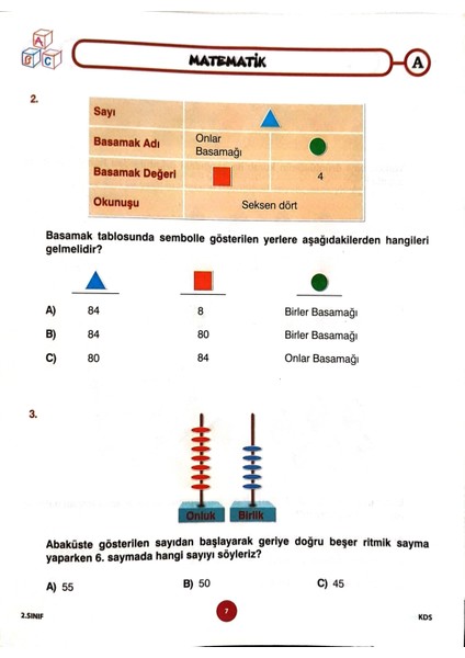 Harika Kitap 2. Sınıf Deneme Sınavı Sayısal Sözel - 2 Kitap