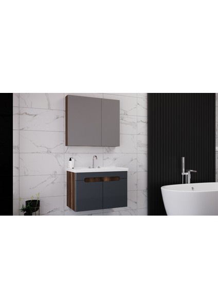 Aizanoi 80 cm Banyo Dolabı