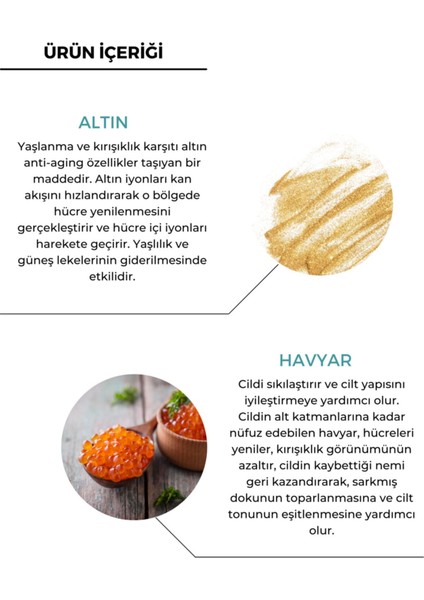 De Luxe Gold Serum Yüz Ve Göz Bakım Seti fırsatları