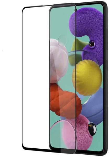 Case 4u Galaxy A05 Kenarları Kırılmaya Dayanıklı Kavisli 9h Tamperli Cam Ekran Koruyucu