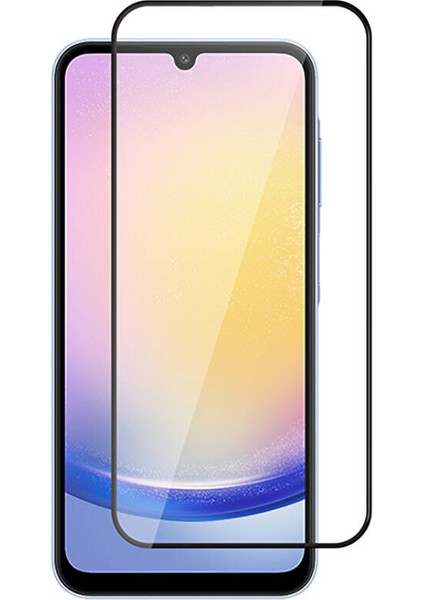 Galaxy A25 Kenarları Kırılmaya Dayanıklı Kavisli 9h Tamperli Cam Ekran Koruyucu