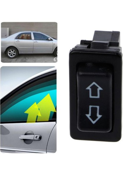 Evrensel Plastik Doğru Akım 12 V 20A Oto Araba Elektrikli Cam Anahtarı 5 Pin Jessica (Yurt Dışından)