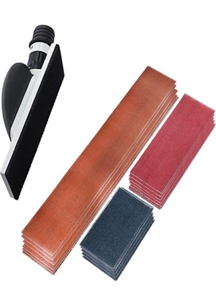 Inç Zımpara Bloğu Plastik Toz Giderme Zımpara Kağıdı Tutucusu 80-240 Grit Cırt Cırt Zımpara Pedi Parlatma Için (Yurt Dışından)
