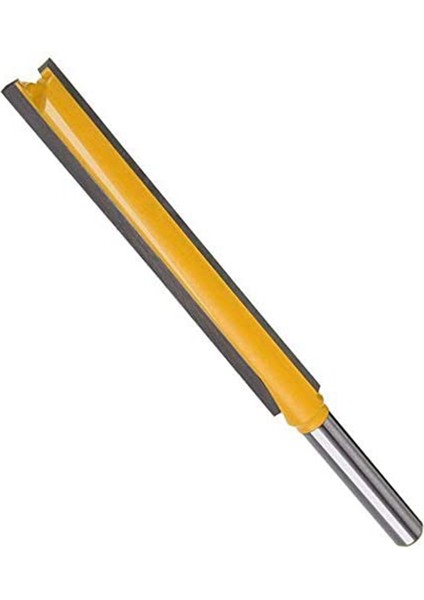 Adet 1/4 Inç Shank Çift Flüt Düz Freze Uçları Tungsten Caide Kırpma Kesici Ağaç Işleme Oluk Keski Uçları (Yurt Dışından) modelleri