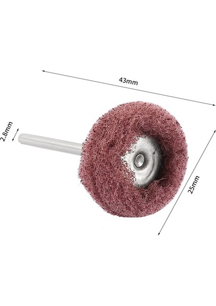 10 Adet Mini Matkap Aşındırıcı Fırça Naylon Parlatıcı Parlatma Tekerleği 3mm Shank Güneş Işığı Süper Mağaza (Yurt Dışından)