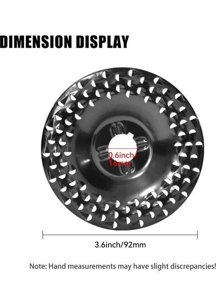 Adet Açı Öğütücü Tekerlek Diski 92/125MM Ahşap Oyma Diski Ağaç Işleme Zımpara Döner Aşındırıcı Alet Için 16/22MM Delik Açılı Taşlamalar (Yurt Dışından) fırsatları