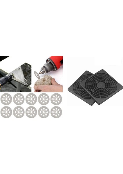 41 Adet Döner Kesme Tekerlekleri Alet Kiti 2 Adet Toz Geçirmez Blower Guard Abs Bilgisayar Vantilatör Izgarası 120MM Fan Filtresi (Yurt Dışından) modelleri