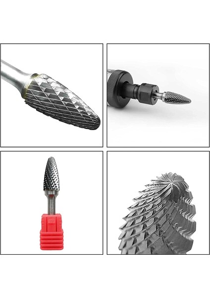 1/4 Inç Saplı 1/2 Inç Kesici Çaplı Karbür Çapak, Kalıp Öğütücü Ucu (Yurt Dışından) fiyatları