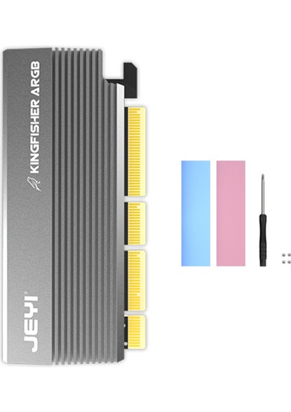 SSD Sabit Sürücüler Için-1 x Yükseltici Kart 2 x Isı Dağıtma Silikon Çipi 1 x Tornavida 1 x Aksesuar Vidaları-Gri (Yurt Dışından) fiyatları