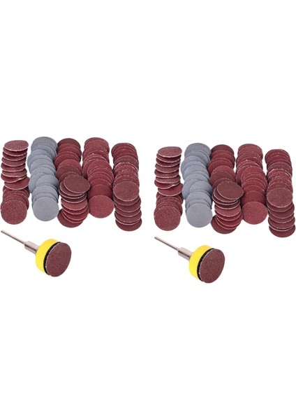 Inç 100 Adet Zımpara Diskleri Ped Seti Kanca Döngü Zımpara Destekleyici (Yurt Dışından) fiyatları