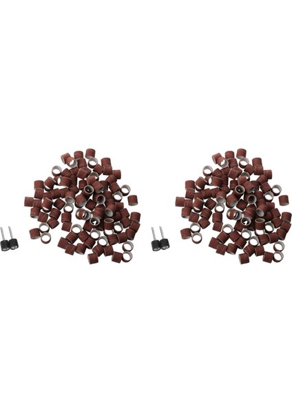 Dremel Döner Aletler Için 4 Zımpara D Mandrelli 200 Adet 1/2 Inç Zımpara Bantları Kiti (Yurt Dışından)