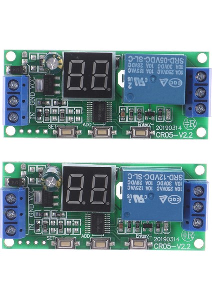 Çok Işlevli Dijital Zaman Sonsuz Gecikme Anahtarı Zamanlayıcı Röle Modülü DC5V12V24V Jessica (Yurt Dışından)