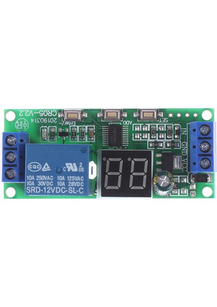 Çok Işlevli Dijital Zaman Sonsuz Gecikme Anahtarı Zamanlayıcı Röle Modülü DC5V12V24V Jessica (Yurt Dışından) indirimleri