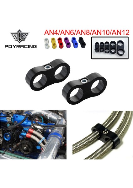 Adet Evrensel An4 An6 An8 AN10 AN12 Kütük Yağ Yakıt Su Hortumu Tüp Ayırıcı (Yurt Dışından)