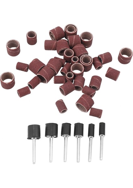 Jumbo 51 Parçalı D Zımpara Seti - Dremel'e Uyar - Kauçuk D Mandrelleri Içerir - 1/2, 3/8 ve 1/4 Inç (Yurt Dışından) fiyatları