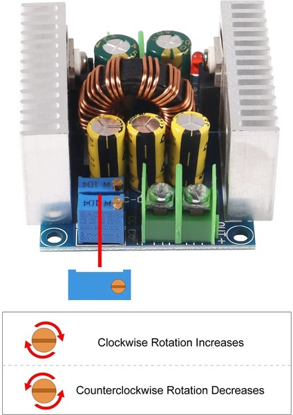 Adet 300W 20A cc Cv Buck Dönüştürücü Kademeli LED Sürücü (Yurt Dışından)