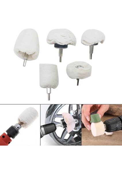 Parlatma Bezi Tekerlek Seti, Pamuk Çeşitli Şekillerde Dayanıklı, Metal, Ayna, Paslanmaz Çelik, Seramik, Cam Için Beyaz Takı Cilalama Tekerleği (Yurt Dışından) fiyatları